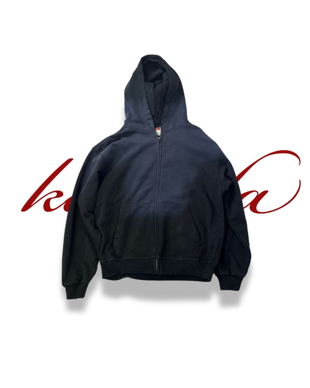 KALSADA “Rags to Royalty” Sun - Dyed Zip Hoodie - Hype Home Studios
