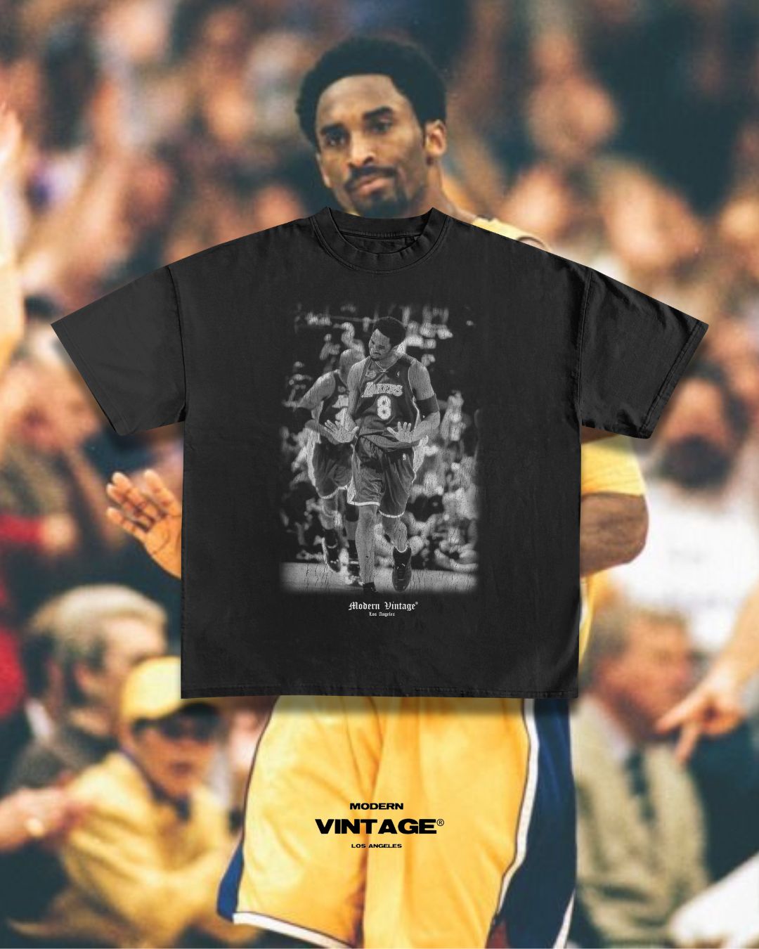 KOBE “I GOT THIS” TEE (WASHED BLACK) - Hype Home Studios